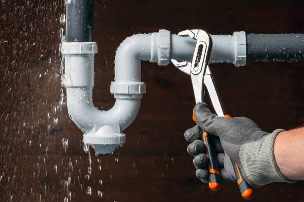 Professional Emergency Plumber technician working in North Hills, NY
